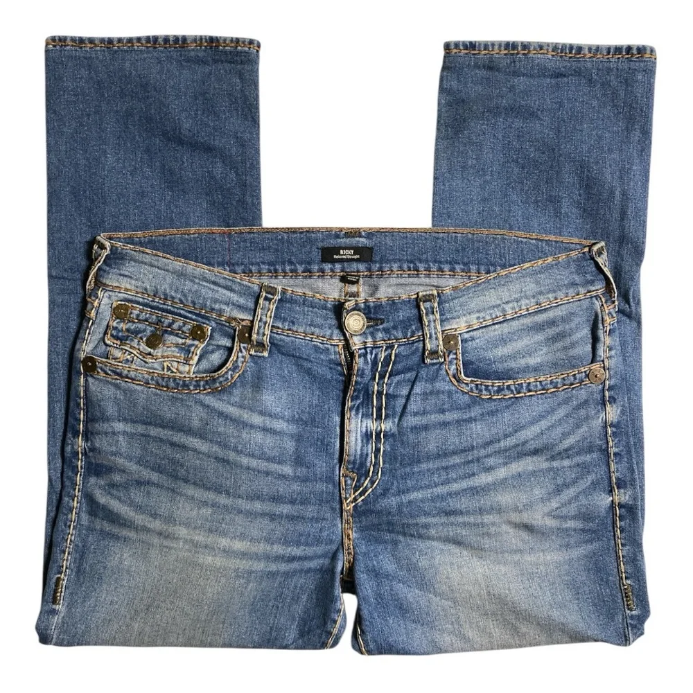 Men’s True Religion Ricky Super T Straight Leg Jeans